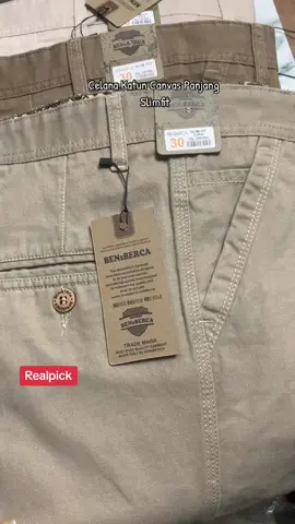 Celana Katun Canvas Panjang Slimfit BENSBERCAH original Bahan Tebal Tidak Melar#celanapanjangpria #celanakatun #cardinal 