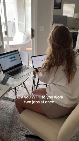 work smarter not harder?  #doubledip #wfh #remotework 