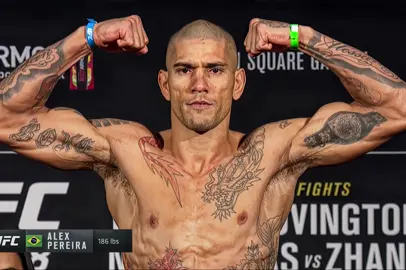 Alex Pereira's first UFC fight 🔥🗿 #alexpereira #poatan #UFC #mma 