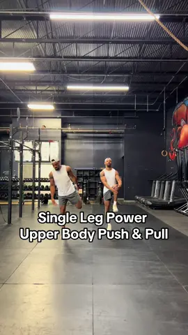 SAVE THIS TRAINING SESSION 🚀 Single Leg Power & Upper Body Push/Pull 🫡⬇️ SL Lat Pull Down 3x5es SL Depth Drop 3x3x Reverse Lunge to Knee 3x5 each SL Box Jump 3x3 each Bench Press 3x3-5x KB Gorilla Rows 12x Rotational Press 3x6 each Lateral Bounds 3x5 each Wood chops (not shown) 3x8 each Pull Ups 3x8 FOLLOW ME FOR MORE! 🫡 Tap In ✔️🔥 #athletes #strengthtraining #strengthandconditioning #Fitness #atlantapersonaltrainer #footballtraining #basketballtraining #performancecoach #athleticperformance #upperbodyworkout #tapin