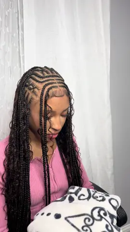 Fulani braids 😍 #fulanibraids #braidersontiktok #fulanidesigns 