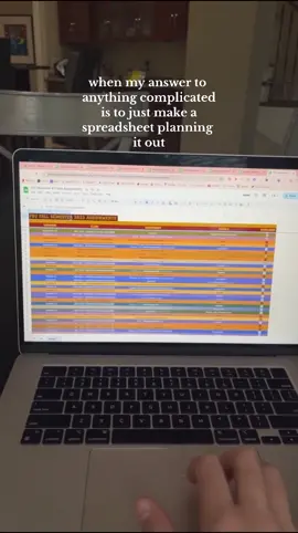 google sheets is my best friend💝