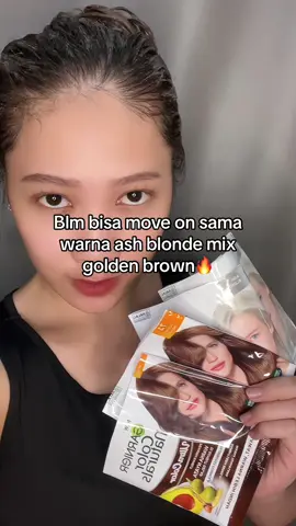 Kek nya bakal retouch pake golden brown lagi deh #catrambut #garnierashblondexgoldenbrown #ashblonde #garnierhaircolor #haircare #catrambutdirumah #garniernaturalcolour #catrambuttanpableaching #fyp #xybca 