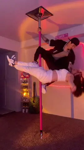 At first me and my fiance started pole dancing together as a joke but the passion, Intimacy, and freedom we have acheived is unmatched.😩Pole dancing has brought me and my fiance closer than ever & we hope that we can influence other couples to be more open and willing to try new things together! @Rihanna🥰 #couplethings♡ #poletok #doubles #lovers #poledance #Fitness #foryou #fypシ゚viral #couplespole #duet #duo #tiktok 
