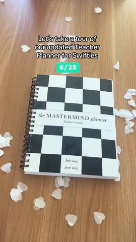 The Mastermind Planner (Teacher’s Version) has a few updates since June 24th based on your feedback! So far you guys are loving this planner so much & we hope these additions make it a little more functional for more of you 🫶🏼 The digital version will have more layout options, digital stickers, lesson planning templates and more. Coming June 28th ✨ #teachertok #swiftieteacher #swifties #planners #teacherplanner 