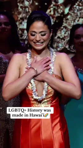 First Openly G@y Miss Hawaii in history❤️ @Hayley Kāne is onto Miss America to represent and be the voice some lost along the way. 🌈 #misshawaii 
