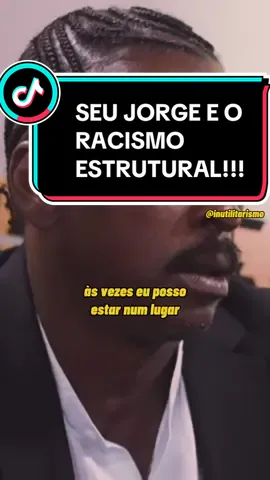 SEU JORGE E O RACISMO ESTRUTURAL! O cantor, compositor e ator, Seu Jorge, falou recentemente em entrevista ao podpah, sobre a experiência de ser alguém famoso, mas que ainda sofre racismo. Essa fala nos remete à ideia de racismo estrutural, isto é, algo que é intrínseco à sociedade e que não se extingue com pessoas pretas ascendendo economicamente. Obviamente, há que se pontuar a importância da representatividade, entretanto, apesar de importância disso, apenas uma mudança estrutural pode acabar definitivamente com o racismo. Em nossa interpretação, somente com o fim do capitalismo, que é baseado na exploração do homem pelo homem, o racismo acabará!  “Não há capitalismo sem racismo” - Malcom X #entrevista #blacklivesmatter #direita #direitaconservadora #viral  Concorda?