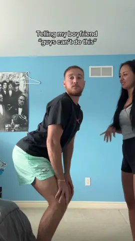 He was lowkey into it 😂 #fyp #couplescomedy #couplescontent #boyfriendreaction #relationships #calebnandrea 