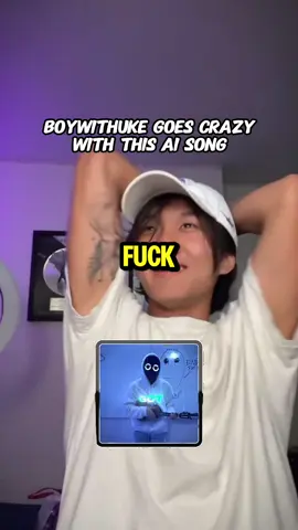 BoyWithUke went crazy on this AI song 😭🔥 #fyp #foryoupage #reactions #ai #boywithuke #hopelessromantic #parati 