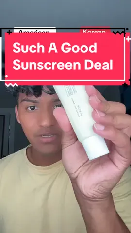 So glad i got this sunscreen instead #tiktokshop #ttshop #sunscreen #skincare #glassskin #koreanskincare 