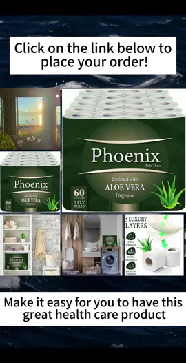 60 Roll Bulk Buy - Quilted 3 Ply Aloe Vera Fragranced Toilet Rolls