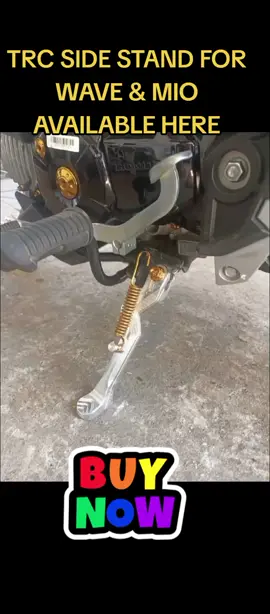 TRC RACING CNC SIDESTAND for MIO &WAVE#MOTORCYCLE #TRC#SIDESTAND#MIO#WAVE#MOTORPARTS #foryou #FYP 