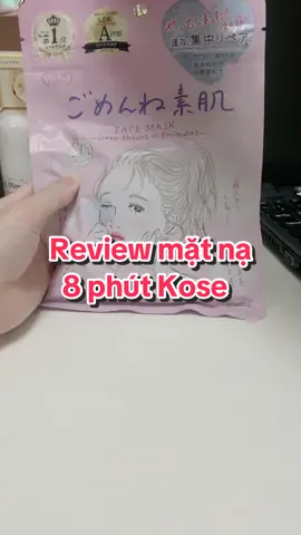 Chăm sóc da sau sinh của mẹ bỉm ít ngủ với mặt nạ Kose Nhật Bản. Rất đáng để xài! Tham khảo trong phần trưng bày của tui nha #reviewlamdep #mask #matnaduongda #cuộcsốngởnhật #mebimsua #lamdep 