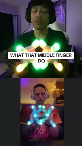 Think about all the possibilities of the middle finger. #gloving #lightshow #dance #rave #edm #tutting 