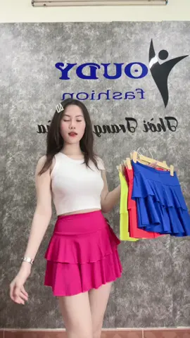 Sản phẩm mới chân váy cho chị em diện đi tập yoga , erobic , zumba …, #thoitrangnu #xuhuongtiktok #CapCut 