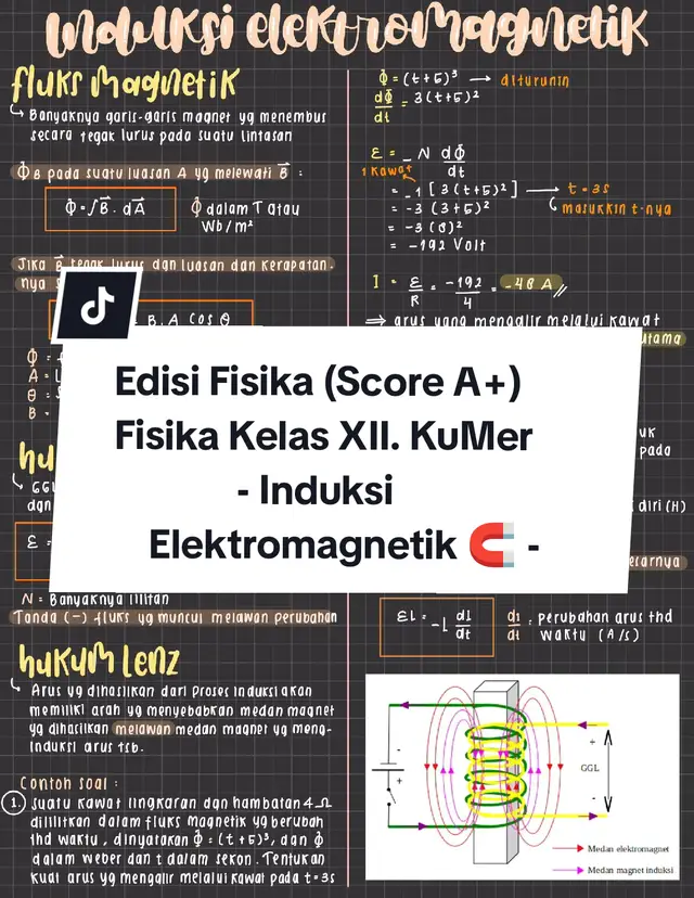 • Fisika Kelas XII - Kurikulum Merdeka • Semester : 1 (Fase F) • Materi : induksi Elektromagnetik 🧲 • Salinan Catatan tersusun rapi di Web ICN (Indonesia Cerdas Nusantara) 🔗Link di Bio ✅ #freecoursesonline #ICN #indonesia🇮🇩 #cerdas #nusantara #drromzan #fisika #kurikulummerdeka #kurikulummerdekabelajar #kelas12 #physics #rangkuman #catatan #Pelajaran #induksielektromagnetik #induksi #elektromagnetik #osn #fisika #ipho #internationalphysicsolympiad #utulugm #mandiriptn #clashofchampion #ruangguru #pahamify #guru #gurutiktok #guruonline #indonesia #generasiemas2045 #indonesiamaju #pendidikan #cerdas #genius #mengabdiuntuknegeri #pengabdian #pengabdianmasyarakat #universitywar @Kemdikbud.RI @Kementerian Agama RI @kemenkesri @kemenkeuri  @Lemb Pengelola Dana Pendidikan @erick.thohir @nadiem.makarim  @Ruangguru - Official @#TenangAjaAdaPahamify 