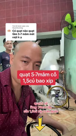 Trả lời @QuỳnhLining  #quạtcôngnghiệp lồng 70cm 5 số siêu mạnh 1,5củ bao xíp toàn quốc