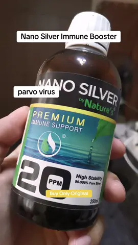 Nano Silver Immune Booster by Natures. Boost your fur babies immune system. For dogs and cats.  #nanosilver #nanosilverbynatures #parvo #distemper #dog #cat 