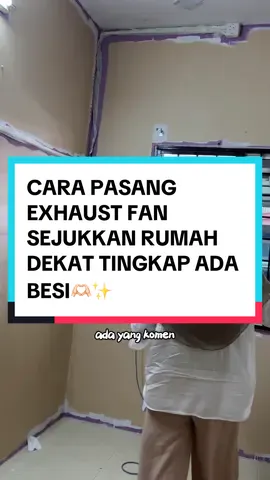 Cara pasang exhaust fan dekat tingkap ada besi🫶🏻✨ Video terbaru exhaust fan tengok kat sini  @Shahirah Mohamad #exhaustfan #sejukkanrumah #pengudaraan #ventilation 