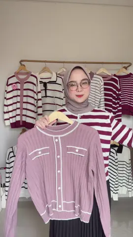 pamela sweater gemass new arrival❤️💓🎀 #fyp #racuntiktok #outfitinspo #racunintiktok #coqquete #koreanknitwear 
