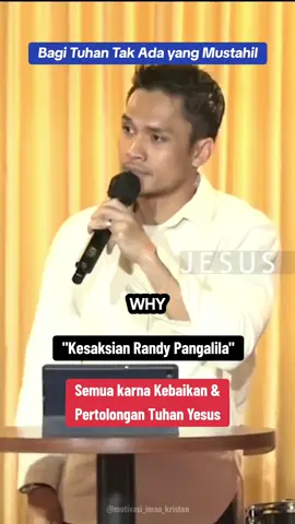 #kesaksianrohani #goodnessofgod #iman #pengharapan #randypangalila #bagituhantakadayangmustahil #tuhanyesusbaik #haleluya #thanksgod #motivasikristen #melayanituhan #anaktuhanyesus #diberkatiuntukmenjadiberkat 