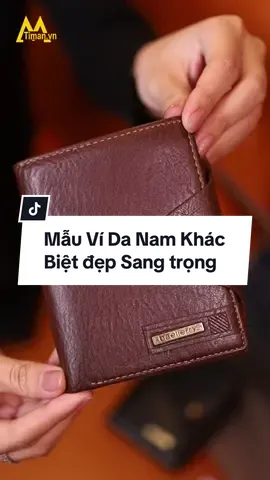 Mẫu Ví Da Nam Khác Biệt vẽ đẹp Sang trọng Sale hôm nay chỉ 1xxk #vida #vidanam #vidabo #viral 