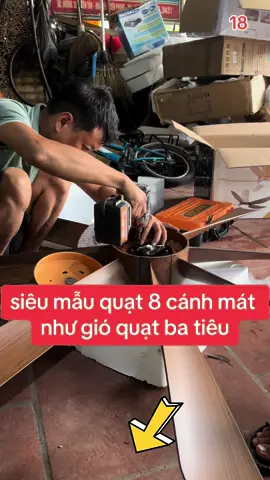 quạt trần 8 cánh ngon bổ của vua quạt bịa ra  #vuaquat 