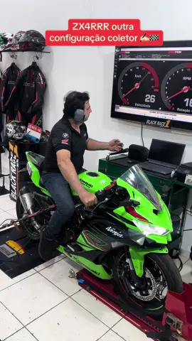 JAWASAKI ZX4RRRR com outra configuracao de coletor indo para o 🎯🐎🏁 #kawasaki #ZX4 #DIANOVC 