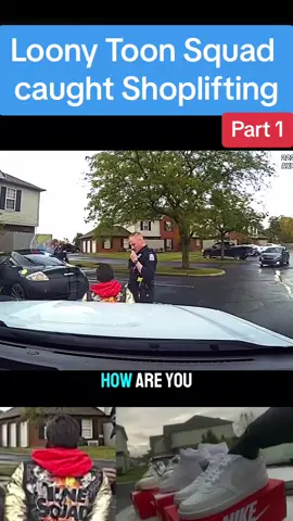 Loony Toon Squad caught Shoplifting #cops #police #arrest #jail #women #flyp #foryou #usa #viral #nike 