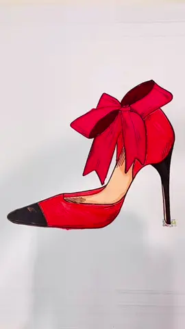 Scarpin ❤️🔺▪️🏮🪭🧧.:: #asmrsounds #asmr #videosatisfatorio #pintando #coloring #dibujo #asmrvideo #elegant #capcut #satisfyingvideo #relaxante #red #vermelho 