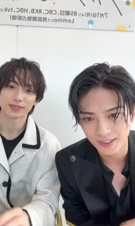 兄弟みたいでかわいい😂#岩瀬洋志 #小西詠斗 #タカラのびいどろ #インスタライブ @岩瀬洋志 YOJI IWASE 