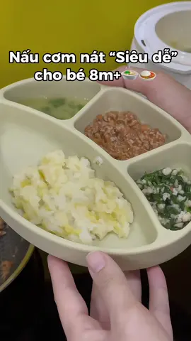 Series: Mẹ Son vào bếp, tập 5. Hướng dẫn cách nấu 1 bữa cơm nát đầy đủ nhóm dinh dưỡng cho bé. Mẹ tham khảo cách mẹ Son nấu cho Son nhé🫶🏻 lưu lại đi, mốt tui lên thêm nhiều món hơn 💖 #ktmegenz #nauandam #comnat #naucomchoem #mebimsuachamcon 