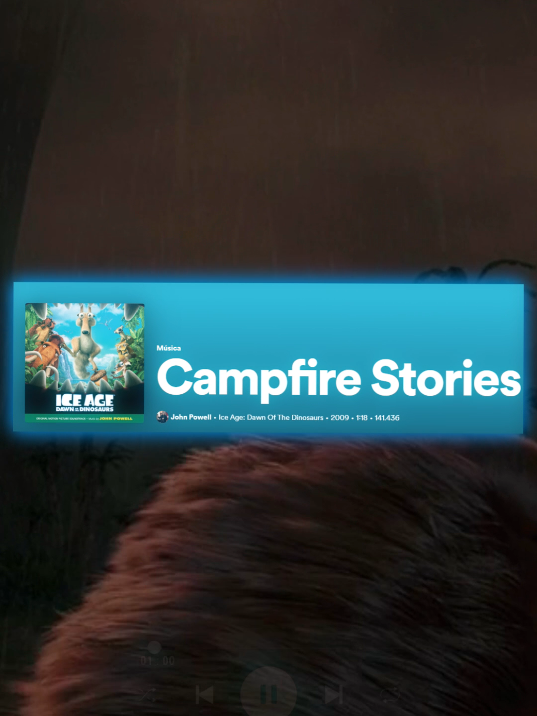 🎵 Campfire Stories #AEraDoGelo #iceage #filmes #cartoons #animação #disney #dreamworks #music #lyric #lyrics_songs 🎬 A Era do Gelo 3