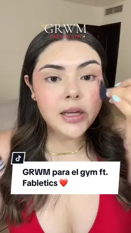 grwm para el gym ft. @Fabletics ❤️ ig: byanapauu #gym #gymmotivation #grwm #makeup #maquillaje #alistateconmigo 