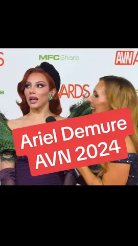 Ariel Demure talks with Tanya Tate on the 2024 AVN Awards Red Carpet. #arieldemure #trans #awardshow #beautifulandamazingculture #eyecandyformen #celebrityinterview #summerdress #SummerFashion #tanyatate @Tanya Tate 