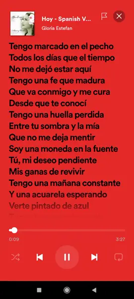 Hoy - Spanish Version - Gloria Estefan #hoy 