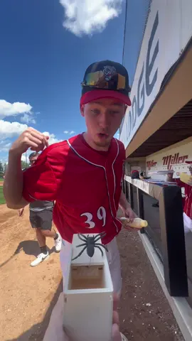 Spider box vs. the Rox 👀🕷️ #fypage #spiderboy #baseball #prank #northwoodsleague 