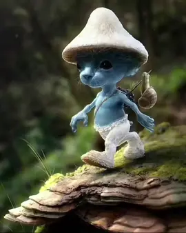 Smurf cat in 2024⁉️🤯 #fypage #smurf #smurfcat #blue #foryou #meme #cat #mushroom 