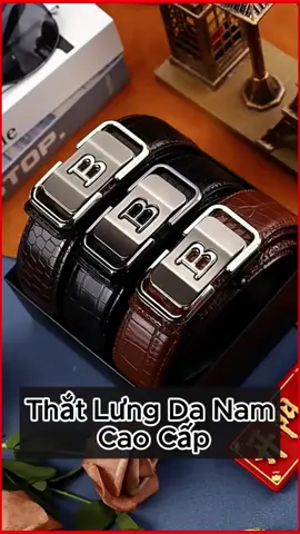 Thắt lưng da khoá tự động . Chữ B #thatlungnam #thatlungcogian #thatlung #HelloVietnam #Xmas2023 #thatlungnam #thoitrangcaocap 