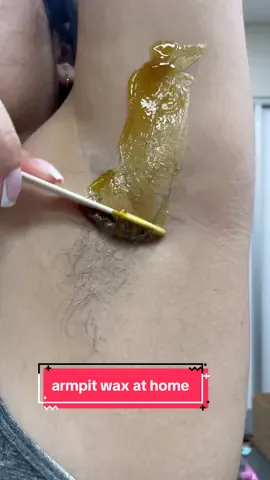 How to wax your armpits at home! 🏡 From a licensed wax specialist. 🪪What do you want me to teach you to wax next?? 📓🤔 #esthetician #waxingvideos #waxing #wax #oddlysatisfying #asmr 