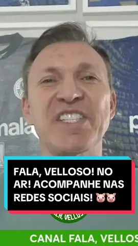 🐷🚨 CHEGA MAIS! Já SALVE a LIVE pós jogo entre PALMEIRAS e CORINTHIANS! A estreia do FALA, VELLOSO! #falavelloso #palmeiras #futebol #viral #fy #tiktokesportes #osdonosdabola 