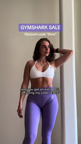 The @Gymshark SALE starts tomorrow (June 27th) at 4pm BST ⏰ Up to 60% off & EXTRA 10% OFF with my code “Elora” 🩷✨ #gymshark #gymsharkwomen #inpaidpartnership 