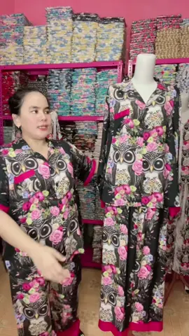 Piyama OWL Hitam Sudah ready yah ada 2 versi. Ada lengan pendek dan lengan panjang, yukk silahkan langsung dicheckout yah say #piyama #piyamaoneset #piyamalenganpanjang #piyamalenganpendek 