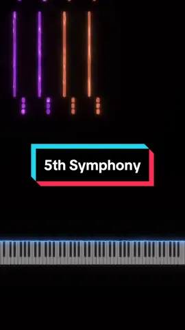 Beethoven - 5th Symphony #fyp #tutorial #piano #satisfying 