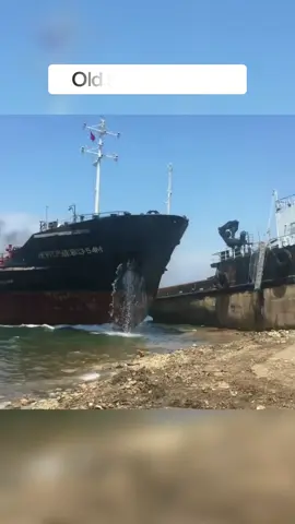 Old ships are dangerous. For example, the last vessel m/v Tuna. I personally know the story of how this ship got a crack in the bow, which was welded unsuccessfully due to tired metal. #ship #vessel #beaching #old #lastjourney #theend 