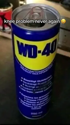 knee problem never again 😆 #Meme #MemeCut #fanny #foryou #viral #wd40 #knee #engraçado 