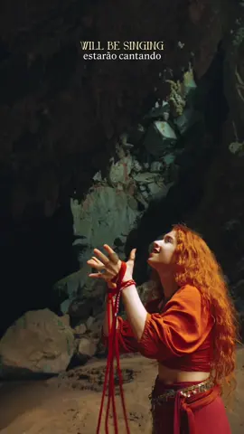 Feeling the Echoes of this cave 🥀 Singing with her, so that one day I can feel in my bl00d that the dream I sing in these words as my consummated spe ll. What I want is for us to sing together. All of us. This song came to me like a very strong dream, a prophecy where I saw and touched everything I sing in these lyrics with my own hands. I woke up from this sleep, as if in a daydream, without knowing what was reality and what was this other world.  Chasing Echoes part 5 🔮🪞 #witchtok #echo #cave #nature #WomenOfTikTok 