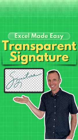Here's an easy way to add your signature to Excel documents! Will you be trying this? #micrsofotexcel #signature #exceltips #timesavingtricks #excelformatting #productivityhack