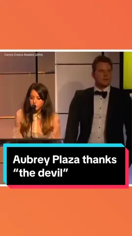 #AubreyPlaza thanks “the devil” #celebritygossip #celebrity #entretenews #hollywood #famous 