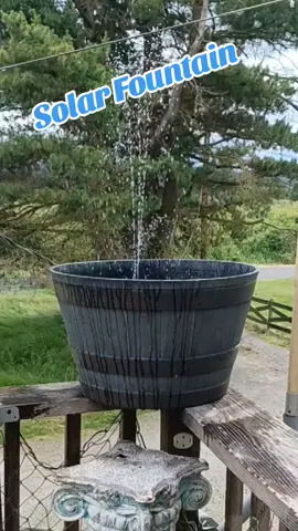 Solar fountain  #patioaccessories #gardendecor #tiktokmademebuyit #outdoordecor #solardecor #solarfountain #fountain #birdbath #solarbirdbath #summertrend #TikTokTrends